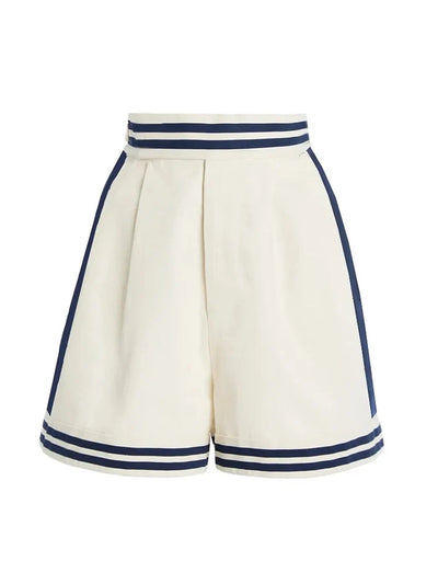 Navy Style Halter Bikini Set