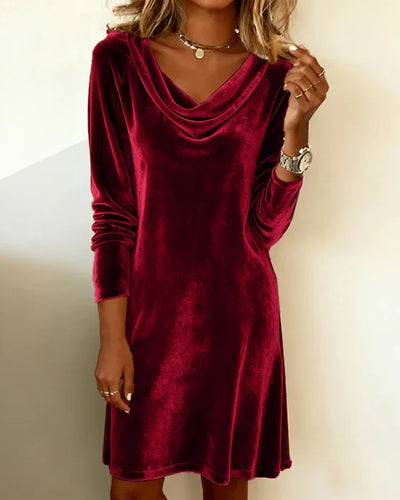 Celeste | Loose Fitting Velvet Dress