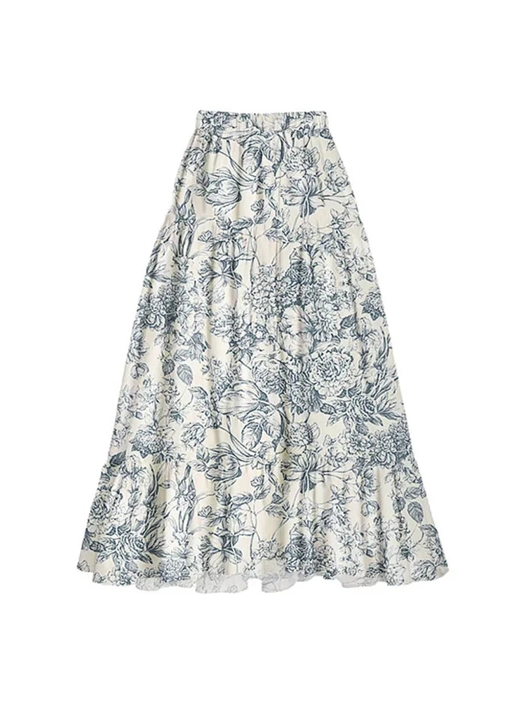 Reversible Tie Back Swimsuit and Skirt Set