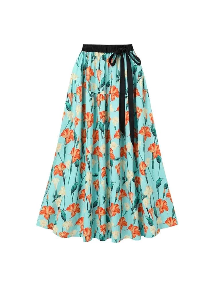 Ruffle Sleeve Trumpet Floral Bikini Set