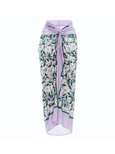 3D Floral Halter Backless Swimsuit Set