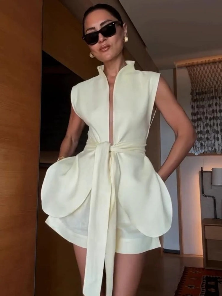 Nola Vest Shorts Set