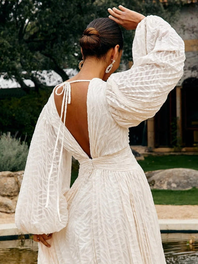 Allegory Elsa Cream Maxi Dress