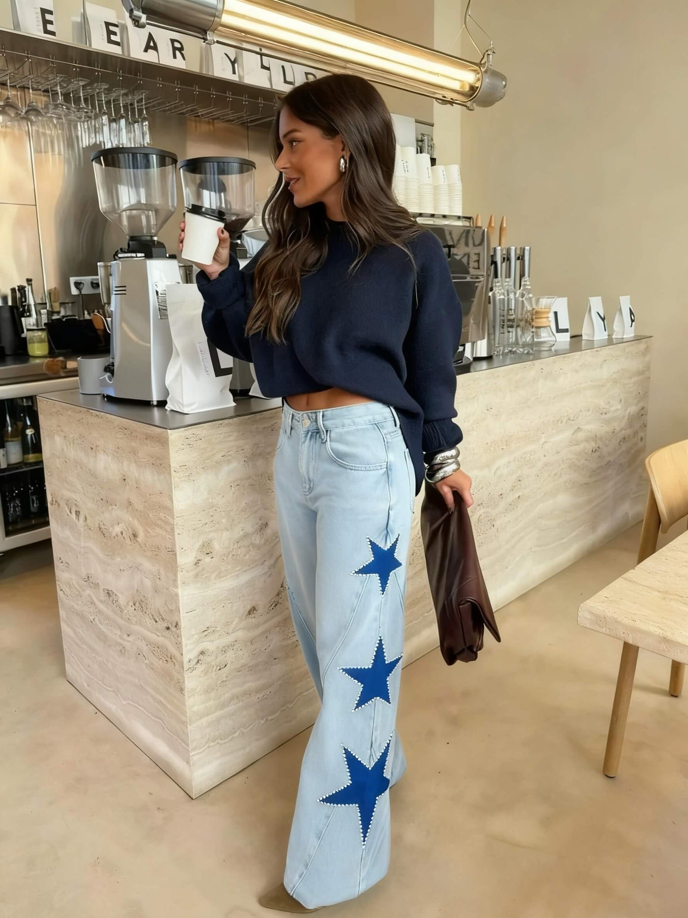 Casual Star Straight Jeans