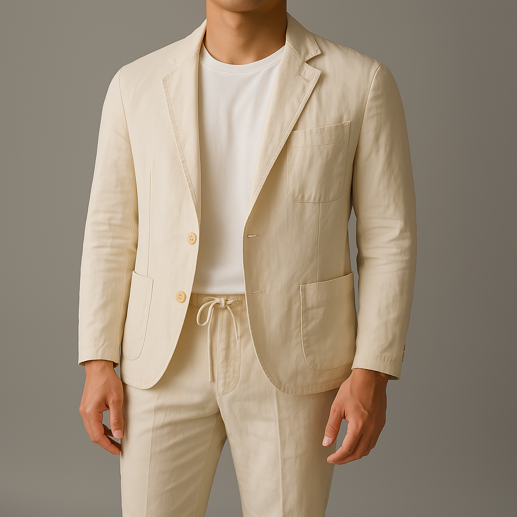 Weston Linen Tailored Set