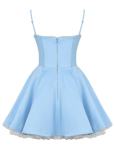 Cinderella Blue Tulle Mini Dress